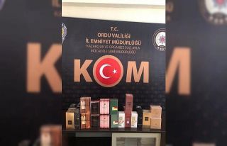Ordu’da kaçak parfüm ele geçti