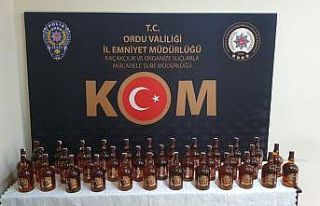 Ordu’da sahte viski operasyonu