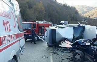 Ordu’da trafik kazası: 2 yaralı
