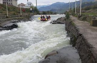Ordulu sporcular, rafting eğitimi için Rize’de