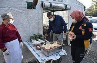 Osmaniye’de filyasyon ekiplerine sıcak çorba