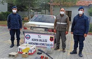 Otomobille şahin avına 13 bin 692 lira ceza