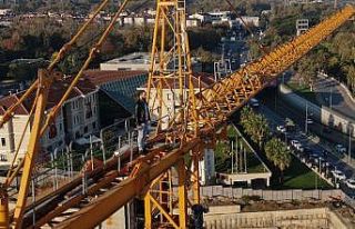 (Özel) 80 metre yüksekte Ata’ya saygı