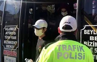 (Özel) Esenyurt’ta minibüslerde yine aynı manzara