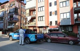 Pamukkale Belediyesi dezenfekte hizmetlerine devam...