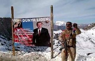 PKK terör örgütünden kurtarılan bölgeye Cumhurbaşkanı...