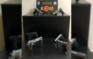 Plakasız motosiklet cephanelik gibi çıktı