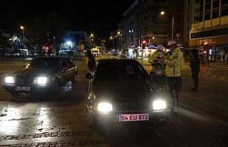 Polis bir çok noktada denetim düzenledi