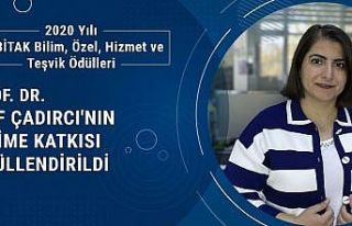 Prof. Dr. Elif Çadırcı’nın bilime katkısı...