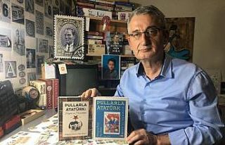 Pul koleksiyonundan Atatürk’ün hayatı çıktı