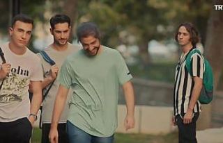 Robin Baz Çaça’nın futbol hayali dizi setinde...