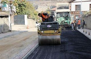 Safranbolu Belediyesi 24 bin ton sıcak asfalt serdi