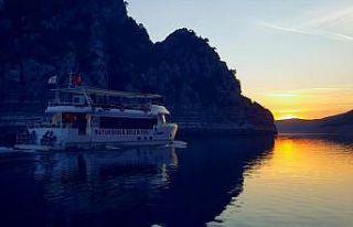 ’Şahinkaya Kanyonu’nda ziyaretçilere sürpriz