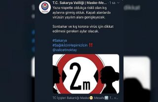 Sakarya Valiliği kış aylarında korona virüse...
