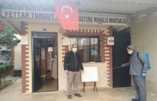 Salihli Belediyesi muhtarlık binalarını ilaçladı