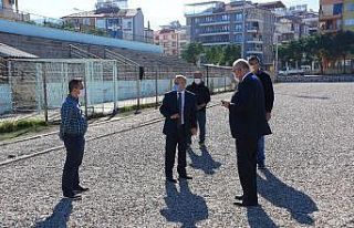 Salihli’de İsmail Doğan Erdinç Stadı yenileniyor