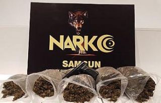 Samsun’da 1 kilo 880 gram esrar ele geçti: 2 gözaltı