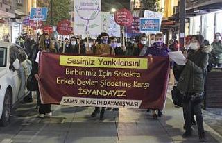 Samsun’da kadınlar şiddete ‘dur’ demek için...