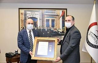 Samsun’da şehit babasına devlet övünç madalyası