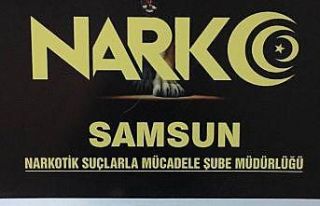 Samsun’da uyuşturucu operasyonu: 2 gözaltı