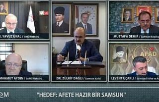 Samsun’un afet planları canlı yayında konuşuldu
