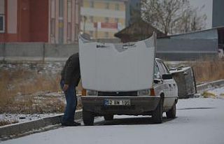 Sarıkamış beyaza bürüdü