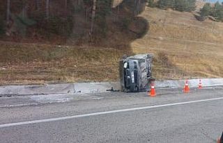 Sarıkamış’ta trafik kazası: 1 yaralı