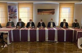 Şayir, meclis üyeleri ile bir araya geldi