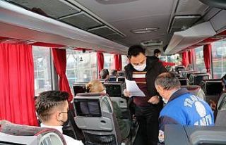 Şehirlerarası otobüs terminalinde HES kodu denetimi