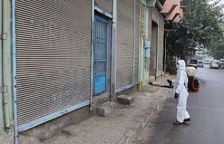 Şehitkamil dezenfekte ediliyor