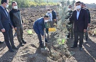 Şehzadeler’de geleceğe nefes olacak fidanlar toprakla...