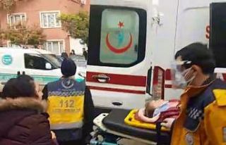 Servis aracının çarptığı küçük kız yaralandı