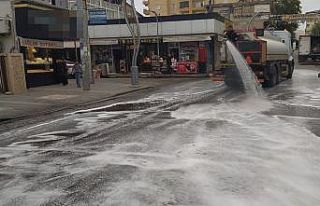 Silvan’da geniş kapsamlı dezenfekte çalışması...