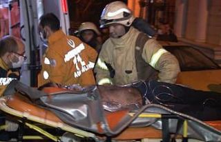 Şişli’de bir binanın 5’inci katında korkutan...