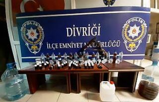 Sivas’ta sahte içki operasyonu