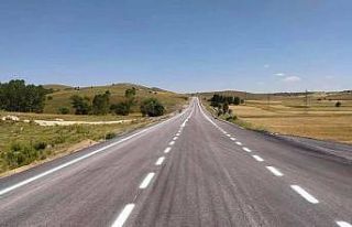 Söğüt-Eskişehir yolu çizgi çalışmaları da...
