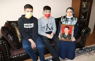 Soylu’dan gelen haber şehit eşini mutlu etti