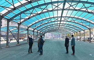 Süleymanpaşa’nın ilk kapalı pazaryeri yükseliyor