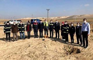 Sultanhanı ilçesinde fidanlar toprakla buluştu