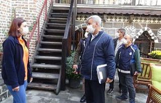 Sur’da korona virüs denetimi