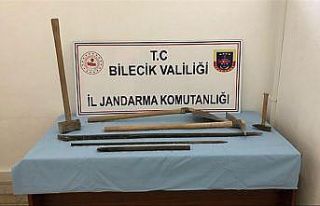 Tarihi bölgede kaçak kazı yapan 5 şüpheli suçüstü...