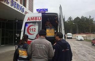 Tavanda bakım yaparken aşağıya düştü