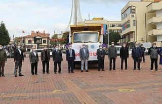 Tavşanlı’dan İzmir’e yardım tırı