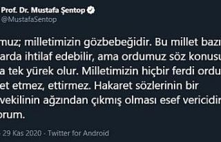 TBMM Başkanı Şentop: "Hakaret sözlerinin...