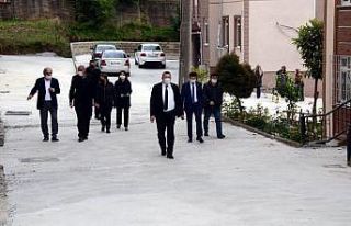 Tekin, çalışmaları yerinde inceledi