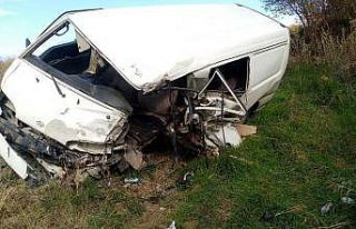 Tekirdağ’da feci kaza: Baba ve oğlu yaralandı