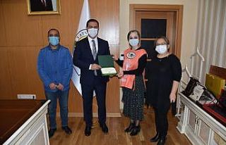 TEMA Vakfı temsilcilerinden Başkan Geylani’ye...