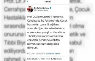 Tıp dünyası ve ülkemizin acı kaybı...Prof. Dr....