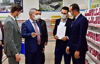 Topaloğlu, emanet çarşıyı inceledi