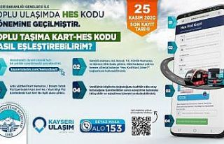 Toplu taşımada HES Kodu eşleştirmede son 2 gün